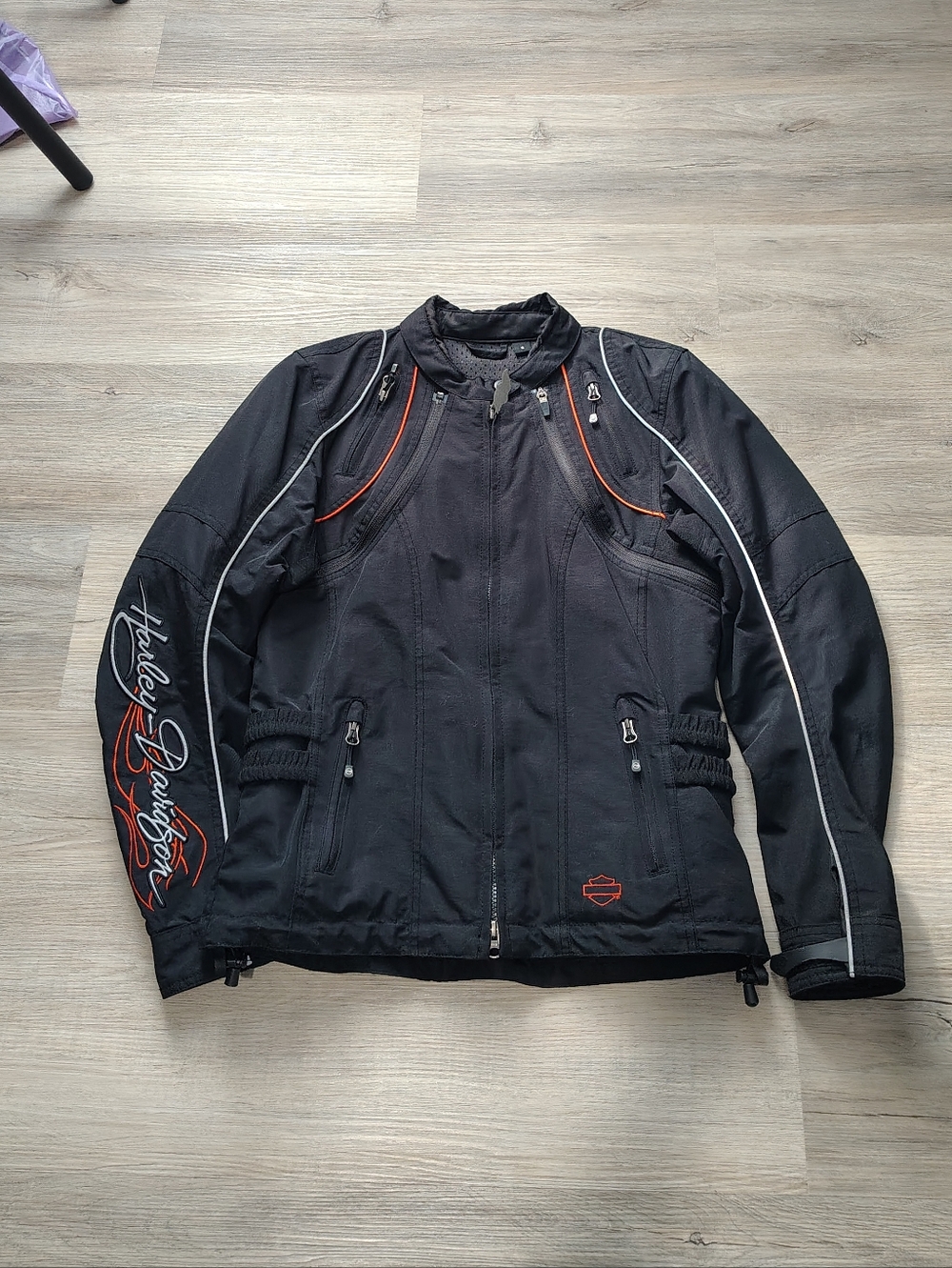 Harley Davidson Women's  Black Biker Jacket